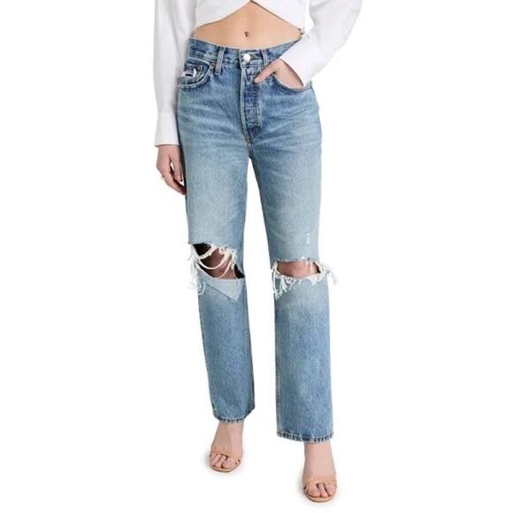 Re/Done 90’s Crop Low Slung Jeans - Picture 1 of 7